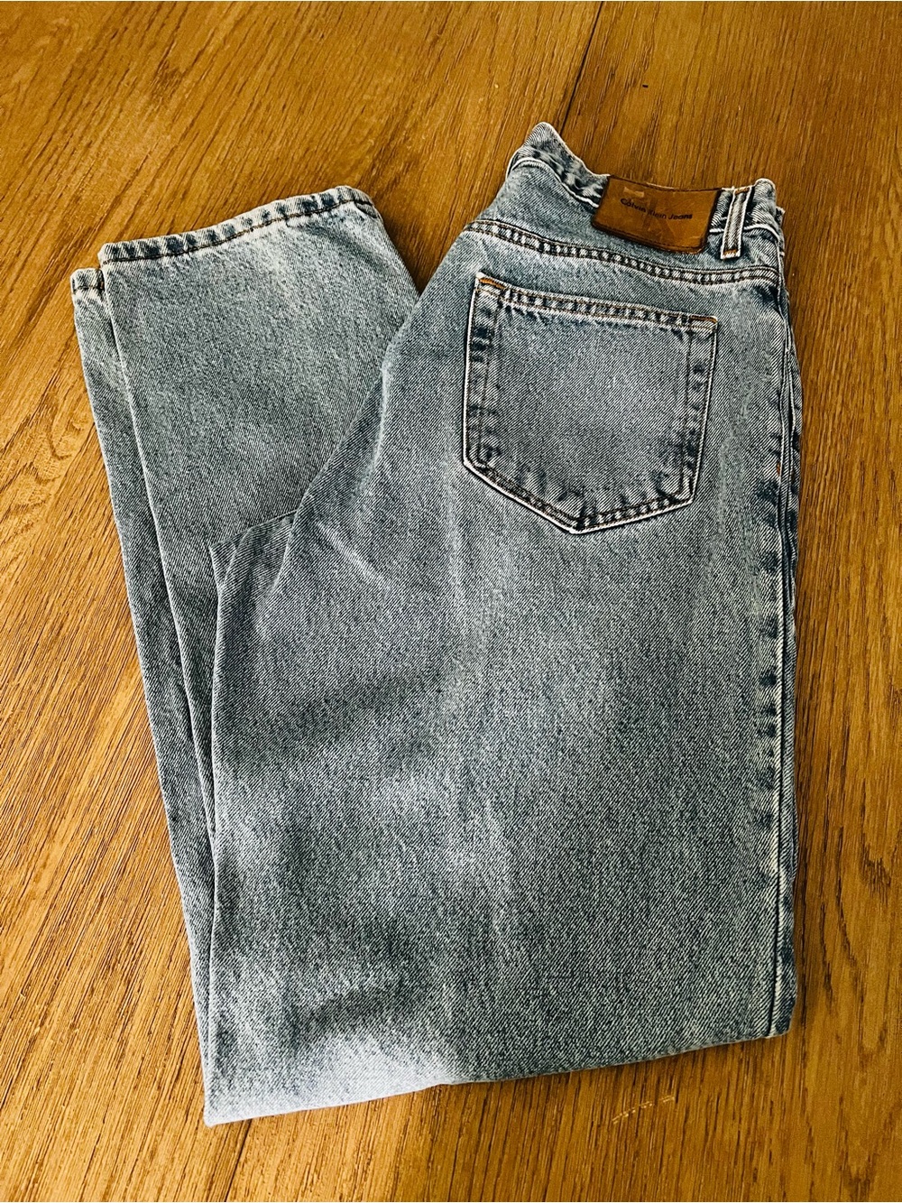 VTG Calvin Klein Jeans Straight Leg Stone Wash Jeans 32 x32